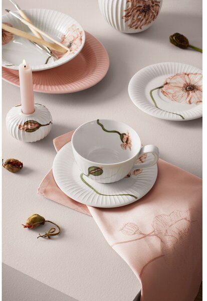 Бяла порцеланова чаша 380 ml Hammershøi Poppy – Kähler Design