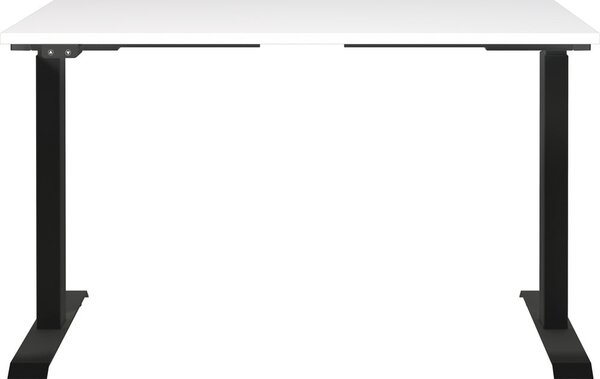 Работна маса с електрическо регулиране на височината с бял плот за маса 80x120 cm Jet – Germania
