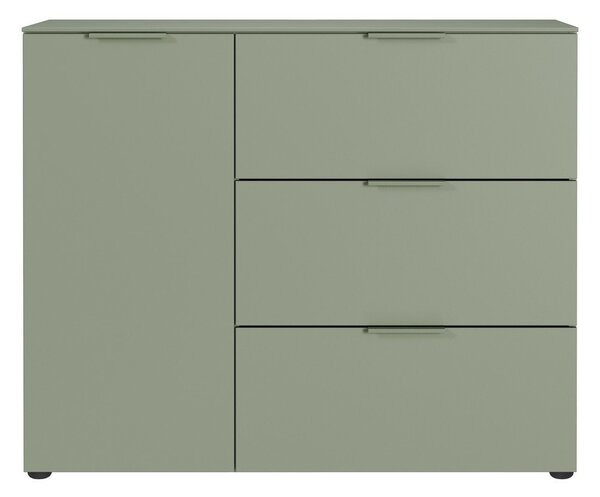 Зелено матово шкафче 109x98x40 cm Savoca – Germania