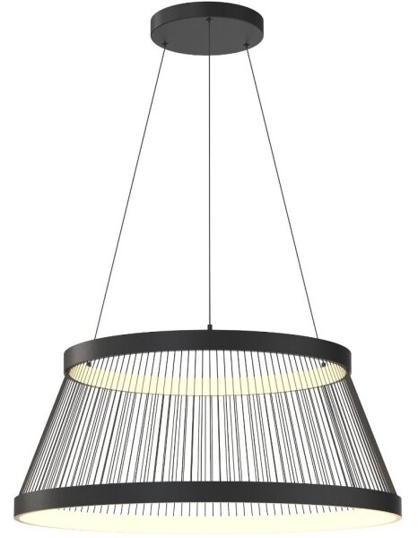Zuma Line MD3328-2M-3BT - LED Димируем полилей BALL LED/53W/230V 2700-6000K черен + д.у