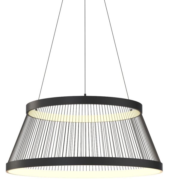 Zuma Line MD3328-2M-3BT - LED Димируем полилей BALL LED/53W/230V 2700-6000K черен + д.у