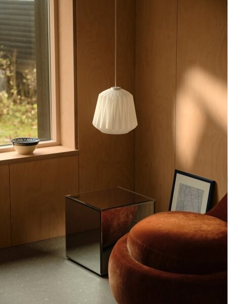 Nordlux - Полилей на кабел ELBIE 1xE27/15W/230V Ø 24 cm бял