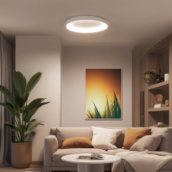 Brilagi - LED димируемо осветително тяло FALCON II LED/108W/230V 3000-6500K Ø 80 см бяло + дистанционно управление