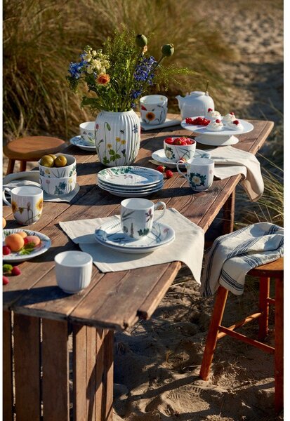 Бяла десертна порцеланова чиния ø 22 cm Hammershøi Summer – Kähler Design