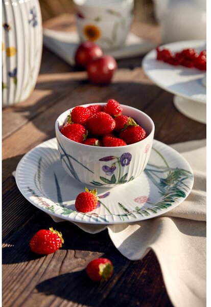 Бяла десертна порцеланова чиния ø 22 cm Hammershøi Summer – Kähler Design