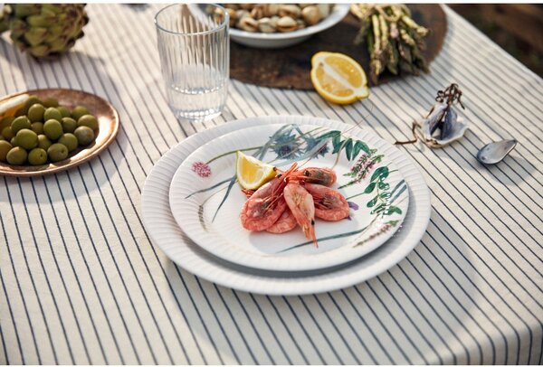 Бяла десертна порцеланова чиния ø 22 cm Hammershøi Summer – Kähler Design