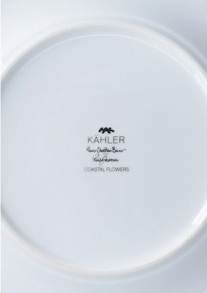 Бяла десертна порцеланова чиния ø 22 cm Hammershøi Summer – Kähler Design