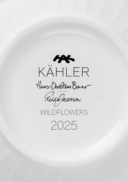 Бяла порцеланова чаша 330 ml Hammershøi Summer – Kähler Design
