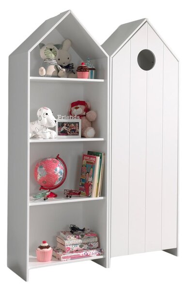 Бял отворен детски гардероб 115x171,5 cm CASAMI – Vipack