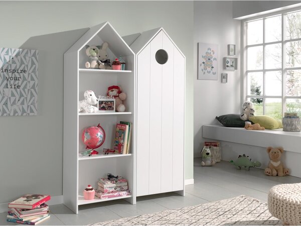 Бял отворен детски гардероб 115x171,5 cm CASAMI – Vipack