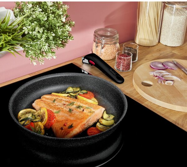 Алуминиев комплект съдове 7 бр. INGENIO Black stone L3998702 – Tefal