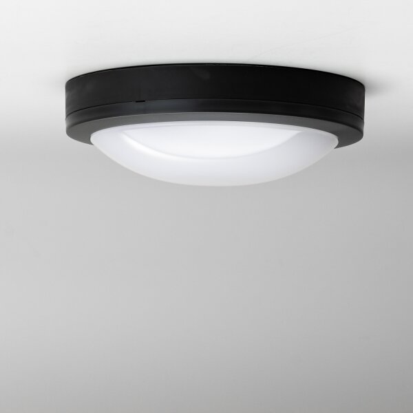Brilagi - Екстериорна LED лампа за таван LED/20W/230V Ø 23 см IP54 антрацит