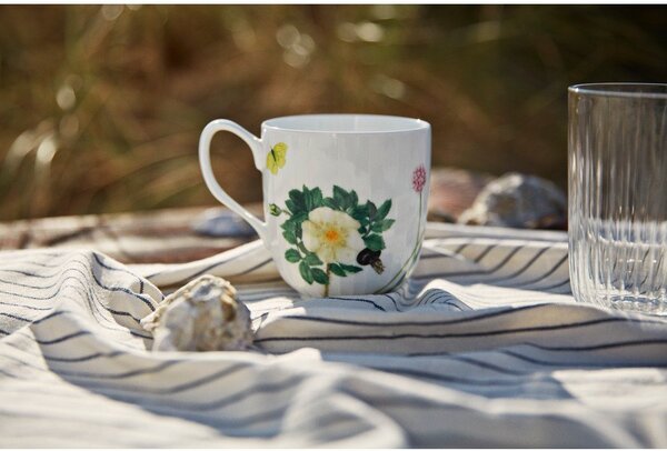 Бяла порцеланова чаша 330 ml Hammershøi Summer – Kähler Design