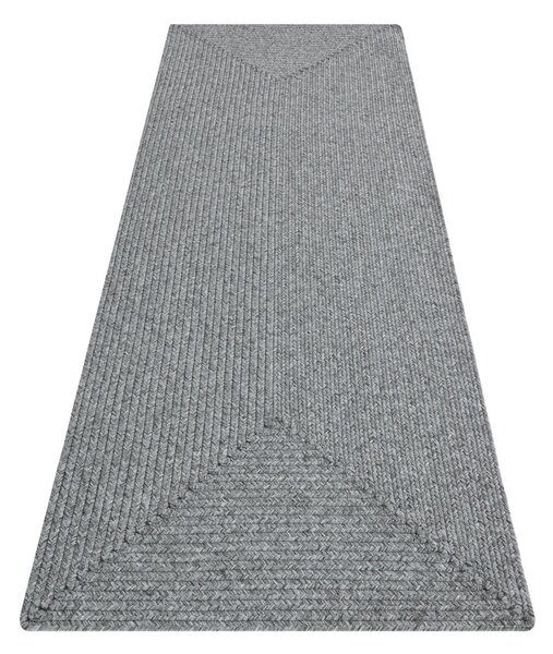 Сив външен килим 200x80 cm - NORTHRUGS