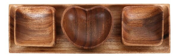 Купи за сервиране с поднос 4 бр Kora - Premier Housewares