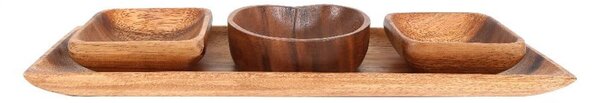 Купи за сервиране с поднос 4 бр Kora - Premier Housewares
