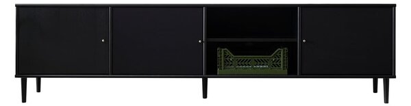 Черен ТВ скрин с метални крака Mistral 233 - Hammel Furniture