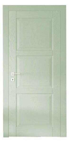 Интериорна врата с каса EKASA LIGHT 80×210×12 см – Дясна, Магнитна брава, Двуцветна Antracite/Salvia