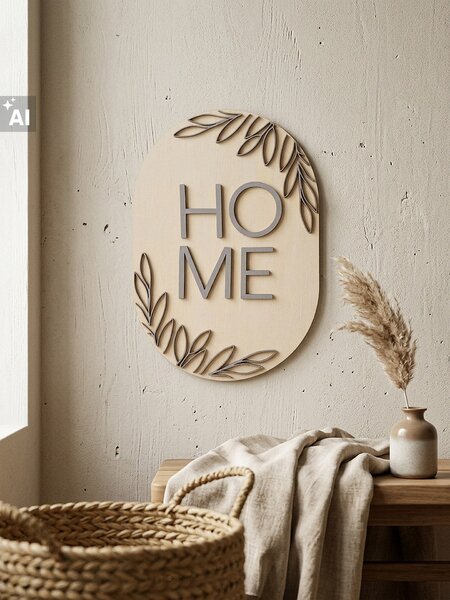 Sinsay - Висяща декорация с надпис Home - многоцветен