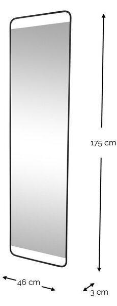 Стенно огледало 46x175 cm Rex – Spinder Design