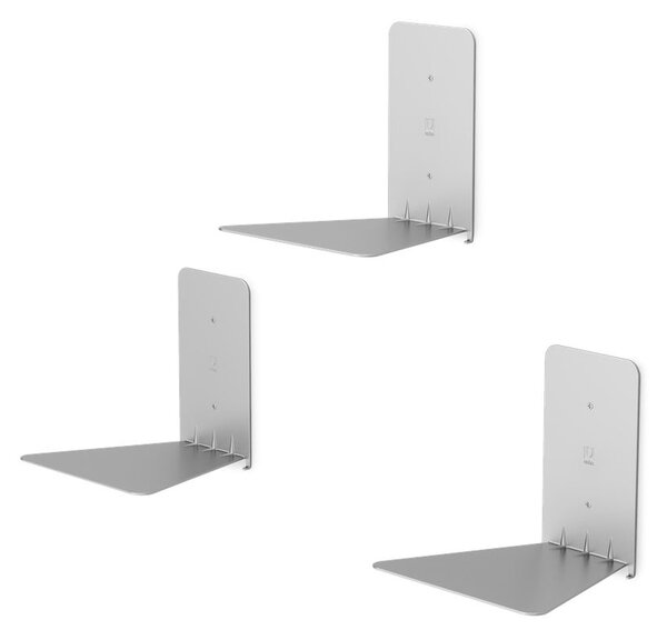 Метални рафтове в сребрист цвят в комплект от 3 части 14 cm Conceal - Umbra