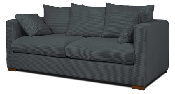 Сив велурен диван 175 cm Comfy - Scandic