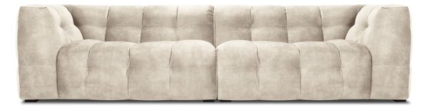 Бежов кадифен диван , 280 см Vesta - Windsor & Co Sofas