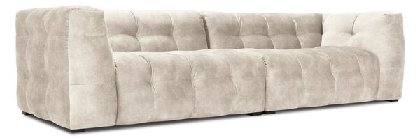 Бежов кадифен диван , 280 см Vesta - Windsor & Co Sofas