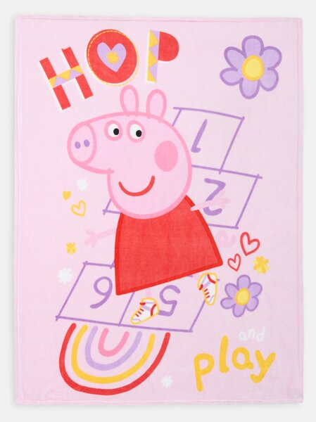 Sinsay - Одеяло Peppa Pig - пастелнорозово