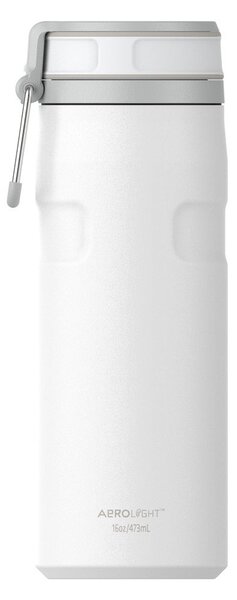 Бял термос от неръждаема стомана 470 ml IceFlow™ Bottle Twist Flip Frost – Stanley