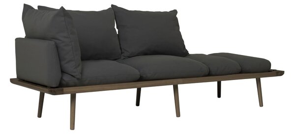 Антрацитен диван 232 cm Lounge Around - UMAGE