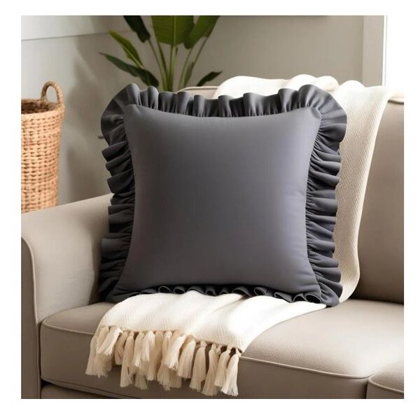Калъфка за възглавница със смес от памук 40x40 cm Ruffled – Mila Home