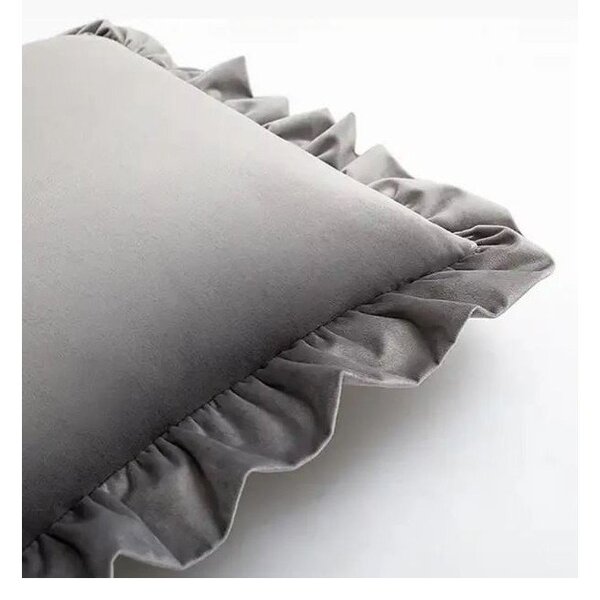 Калъфка за възглавница със смес от памук 40x40 cm Ruffled – Mila Home