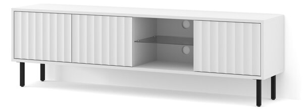 Окачен универсален ТВ шкаф Vina 156 cm, бял мат