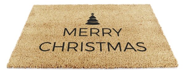 Изтривалка с коледен мотив от кокосови влакна 40x60 cm Merry Christmas – Artsy Doormats