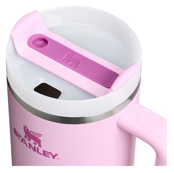 Розов термос със сламка от неръждаема стомана 1,18 l Quencher H2.0 FlowState Tumbler Cherry Blossom – Stanley
