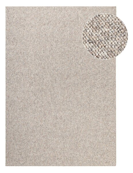 Сиво-кремав килим подходящ за пране 120x170 cm Rocco Dark Cream – Elle Decoration