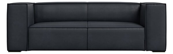 Тъмносин кожен диван 212 cm Madame – Windsor & Co Sofas