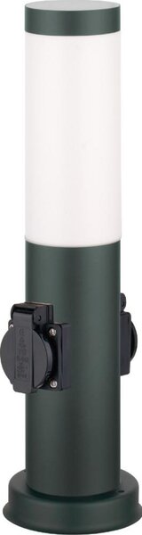 Brilagi -Външна лампа с 2 SCHUKO контакта. NOVA 1xE27/15W/230V 40 см IP44 антрацит