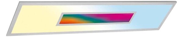 LED RGBW димируем панел LED/20W/230V, сребрист + дистанционно управление