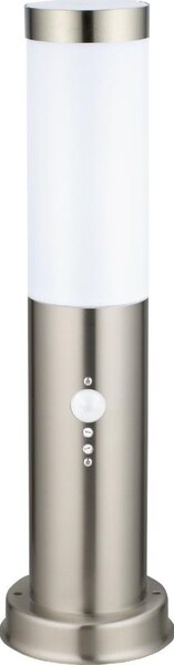 Brilagi - Външна лампа със сензор NOVA 1xE27/15W/230V 40 cm IP44 матов хром