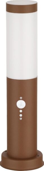 Brilagi - Външна лампа със сензор NOVA 1xE27/15W/230V 40 cm IP44 кафява