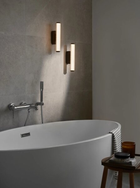 Nordlux - LED стенен аплик за баня VIRELLE LED/8W/230V 3000/4000K IP44 черен