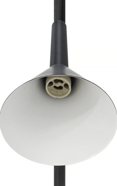 Nordlux - Подова лампа KELVIS 2xGU10/12W/230V черна