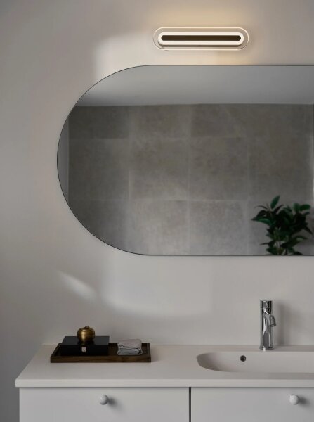 Nordlux - LED стенна лампа за баня CAVARA LED/11W/230V 3000/4000K IP44 черна