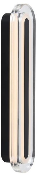Nordlux - LED стенна лампа за баня CAVARA LED/11W/230V 3000/4000K IP44 черна