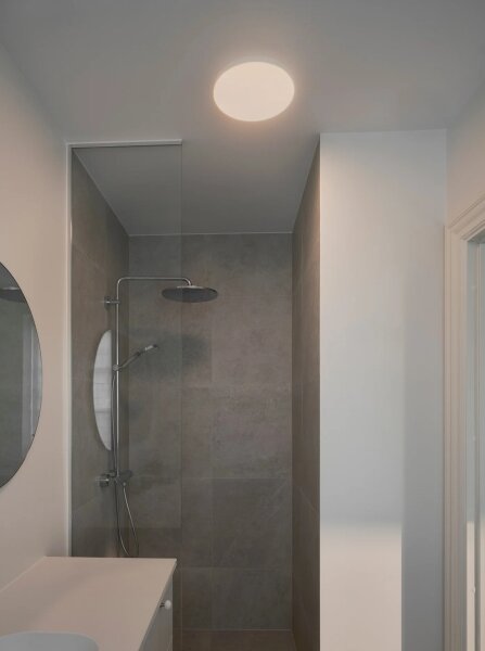 Nordlux - LED таванно осветително тяло за баня SERENOVA LED/10/15W/230V Ø 28 cm IP65 бяло