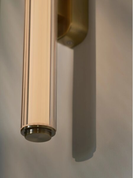 Nordlux - LED стенен аплик за баня VIRELLE LED/12W/230V 3000/4000K IP44 месинг