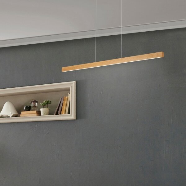 LED полилей на кабел VERDE LED/18W/230V 3000K 106 cm дъб