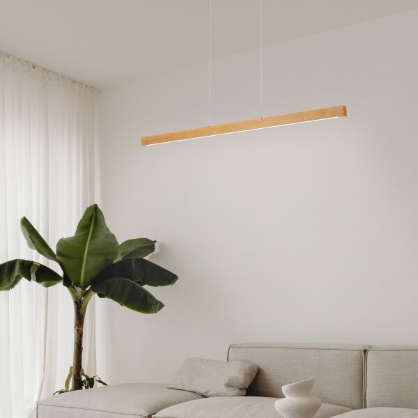 LED полилей на кабел VERDE LED/18W/230V 3000K 106 cm дъб